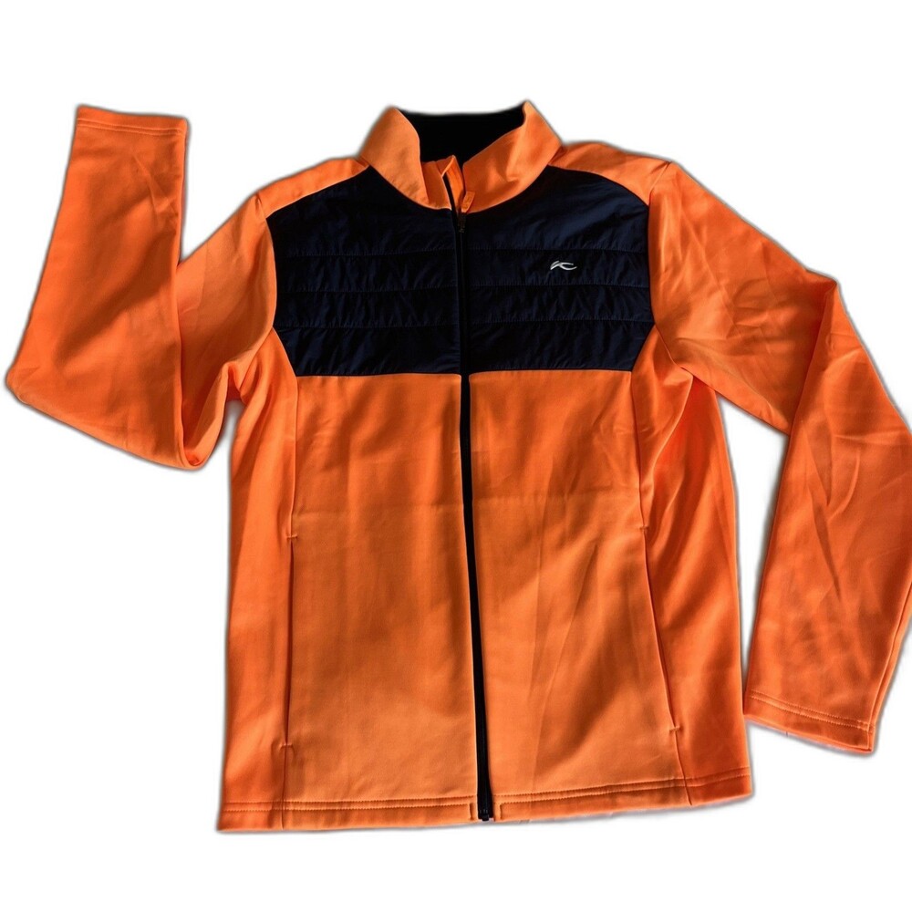 KJUS Andri Midlayer Jacket Quilted Performance Full Zip Youth Boys 176 Size 16